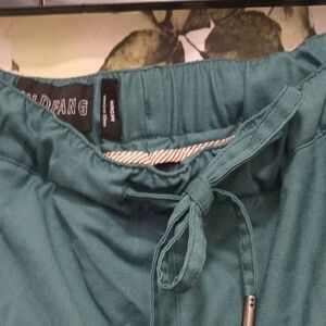 Wildfang Drawstring Teal Casual Joggers